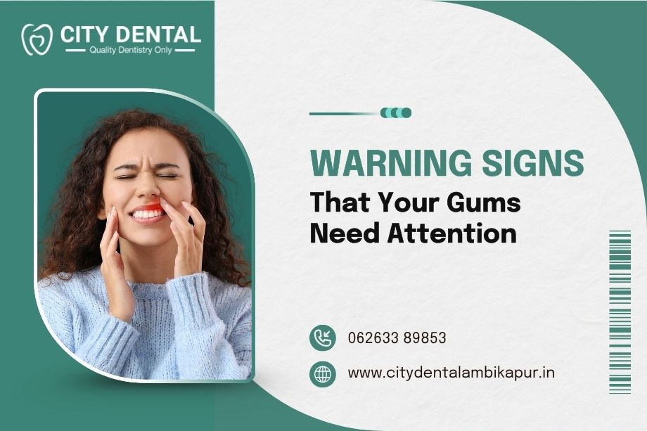 warning signs that your gums need attention
